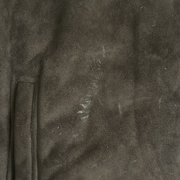 PERRY ELLIS PORTFOLIO faux brown shearling coat size 3x - Picture 3 of 8